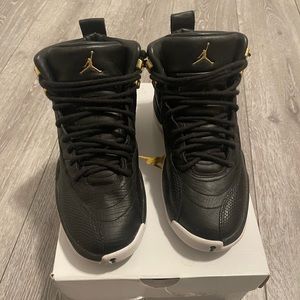 Jordan 12 black and gold